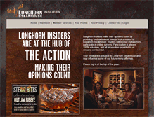 Tablet Screenshot of longhorninsiders.com